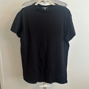 MISSGUIDED petite black shirt dress US 6 NEW